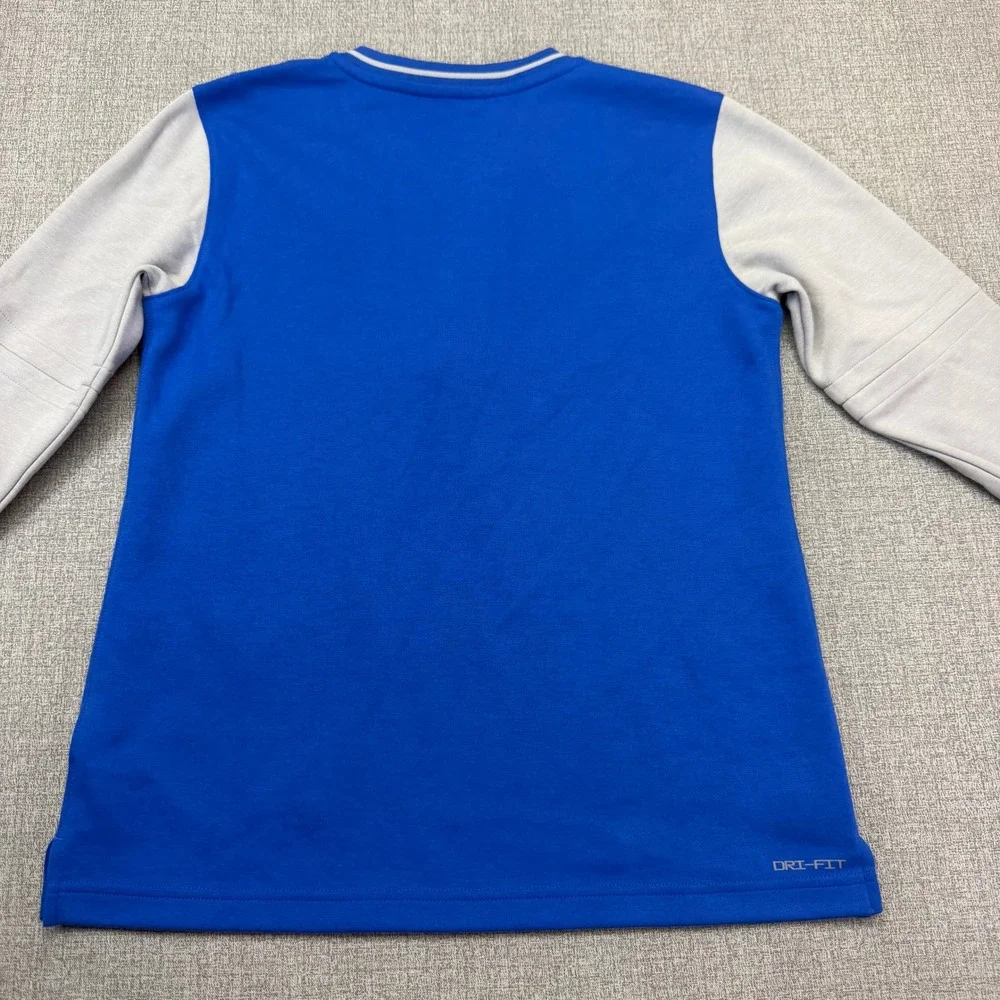 Nike Women's Dri-FIT Colorblock 1/4-Zip Pullover Jacket Sweater Sz S FJ9572-493